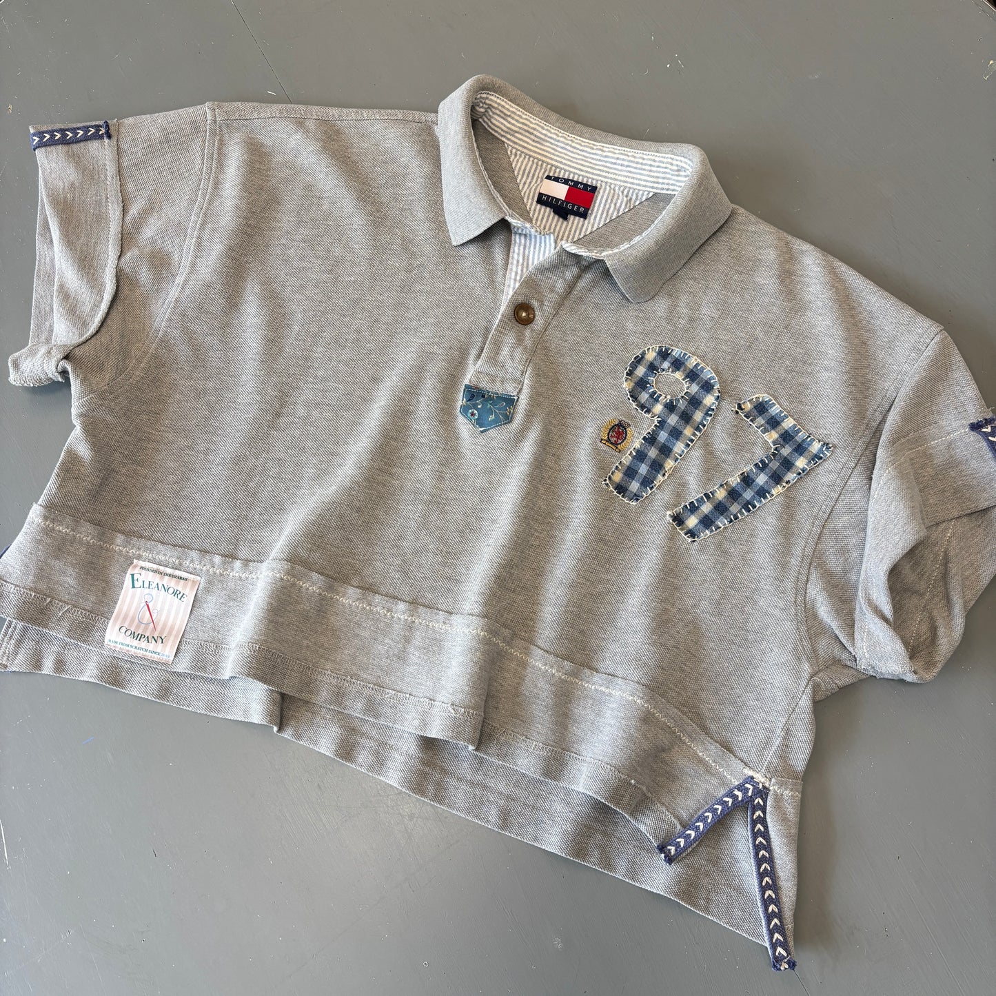 Heather Grey '97 Patchwork Polo - M/L
