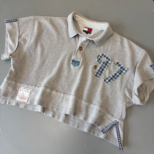 Heather Grey '97 Patchwork Polo - M/L