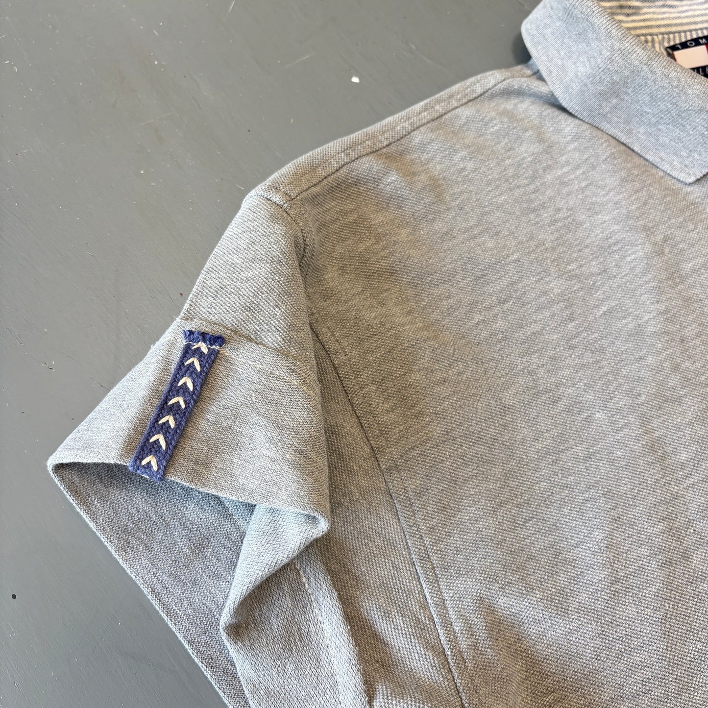 Heather Grey '97 Patchwork Polo - M/L